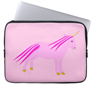 Housse Pour Ordinateur Portable Pretty Pink Baby Girl Unicorn
