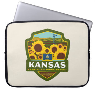 Housse Pour Ordinateur Portable Pride d'état   Kansas