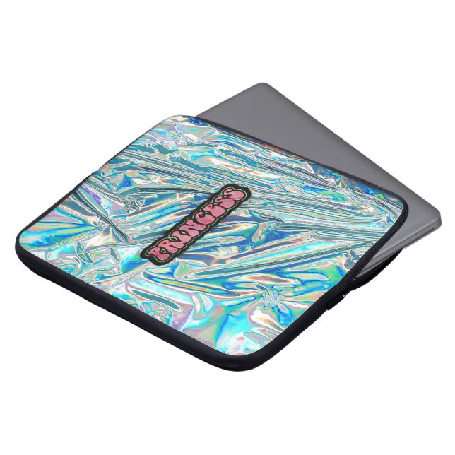 Housse Pour Ordinateur Portable Princesse iridescente Laptop Sleeve (Devant haut)
