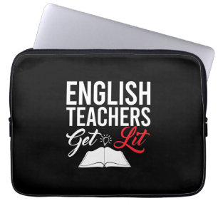 Housse Pour Ordinateur Portable Professeur Cadeaux Enseignants Anglais Obtenir L