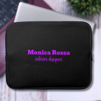 Professionnel Simple Moderne Neon Violet Noir