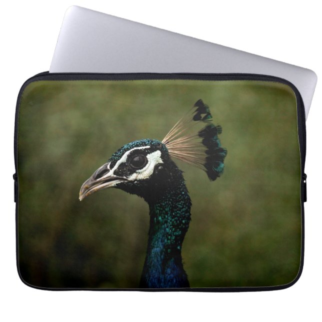 Housse Pour Ordinateur Portable Profil de Peacock (Devant)