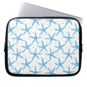 Housse Pour Ordinateur Portable Profil sous convention astérisque bleu de mer