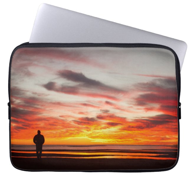 Housse Pour Ordinateur Portable Promenade de coucher du soleil (Devant)