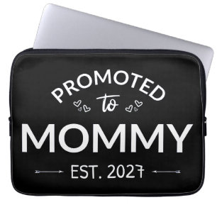 Housse Pour Ordinateur Portable Promue Maman en 2027 Annonce de Nouvelle Maman II