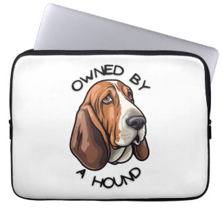 Housse Pour Ordinateur Portable Propriété de quelqu'un Basset Hound