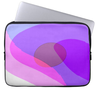 Housse Pour Ordinateur Portable Purple Retro Super Abstrait 409