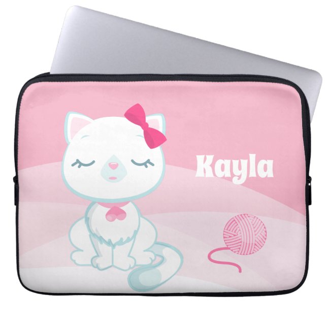 Housse Pour Ordinateur Portable Purrfect Kitty Kitten Girls (Devant)