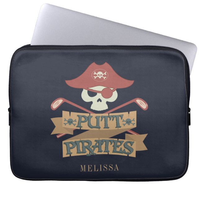 Housse Pour Ordinateur Portable Putt Pirates Golf Hobby Sports (Devant)