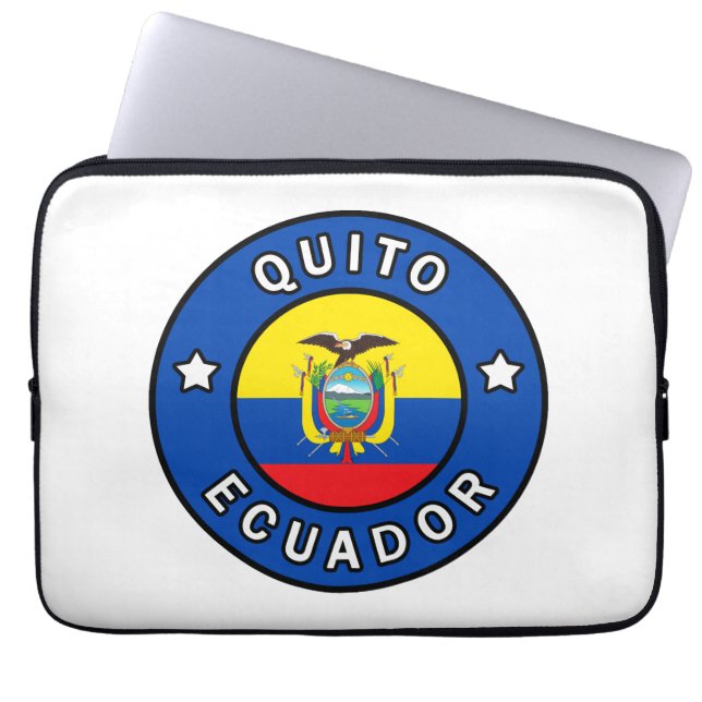 Housse Pour Ordinateur Portable Quito Équateur (Devant)