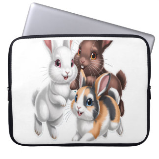 Housse Pour Ordinateur Portable Rabbit family 