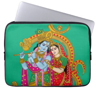 Housse Pour Ordinateur Portable Radha Krishna
