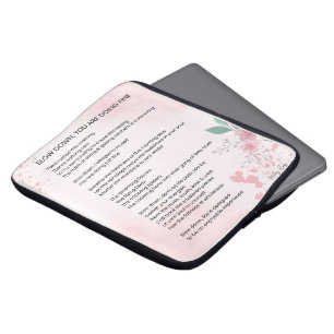 Housse Pour Ordinateur Portable Ralentissez Vous Faites Bien - Poème Encouragement