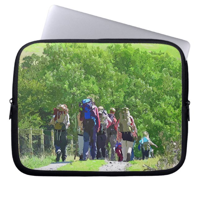 HOUSSE POUR ORDINATEUR PORTABLE RANDONNÉE (Devant)