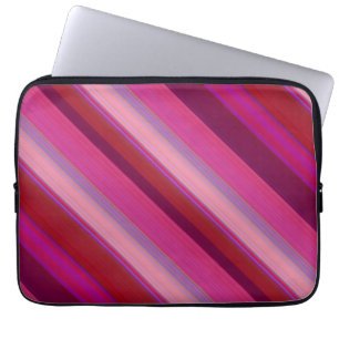 Housse Pour Ordinateur Portable Rayures de sucre candi