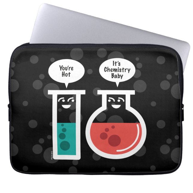 Housse Pour Ordinateur Portable Réaction chimique (Devant)