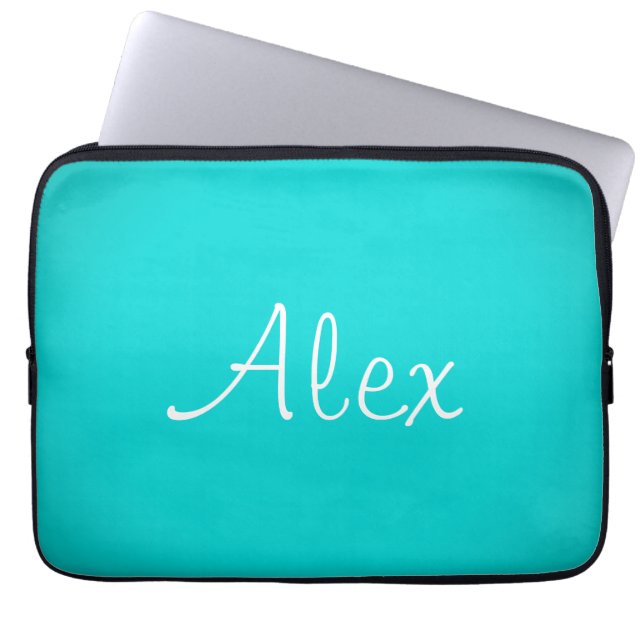 Housse Pour Ordinateur Portable Recoleta Alluring Aqua (Devant)