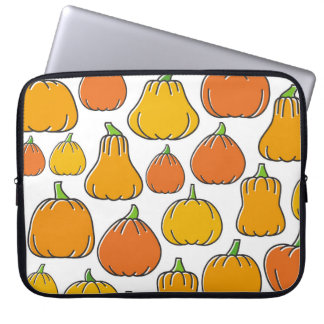 Housse Pour Ordinateur Portable récoltes citrouilles, motifs de légumes saisonnier