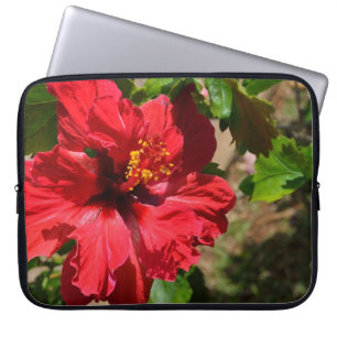 Housse pour ordinateur portable Red Hibiscus