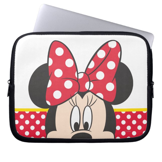 Housse Pour Ordinateur Portable Red Minnie | POIS (Devant)
