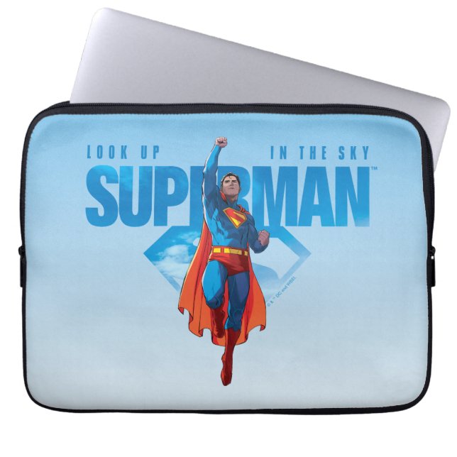 Housse Pour Ordinateur Portable Regarde ça, Superman (Devant)