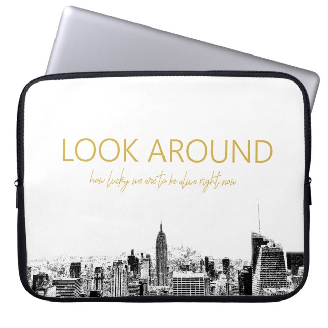 Housse Pour Ordinateur Portable Regardez autour - Hamilton (Devant)