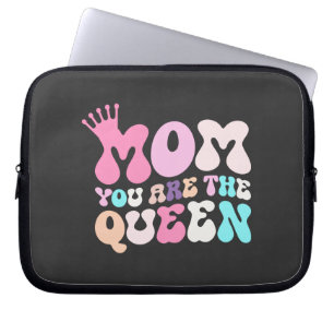 Housse Pour Ordinateur Portable Reine de nos coeurs, Cadeau de la maternité, Fête 