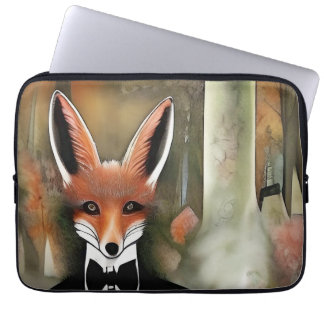 Housse Pour Ordinateur Portable Renard rouge