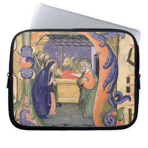 Housse Pour Ordinateur Portable Representation de l'initiale "H" de Mme 571 f.6r