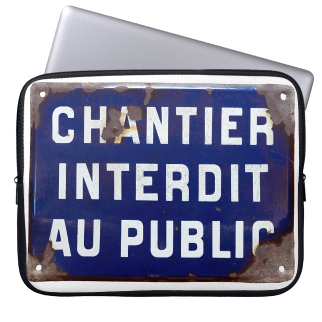 Housse Pour Ordinateur Portable Restez en dehors ! (Devant)