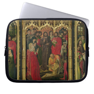 Housse Pour Ordinateur Portable Résurrection de triptyque de Lazarre ; Augmenter