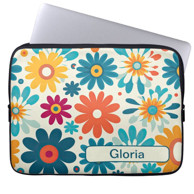 Housse Pour Ordinateur Portable Rétro 5 (Devant)