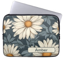 Retro Flowers 10 pochette pour ordinateur portable