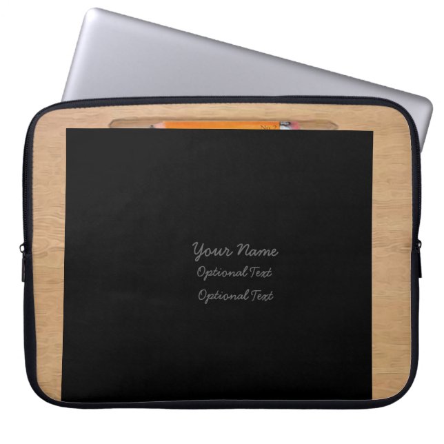 Housse Pour Ordinateur Portable Rétro livre démodé de composition (Devant)