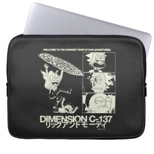 Housse Pour Ordinateur Portable RICK ET MORTY™   Dimension C-137
