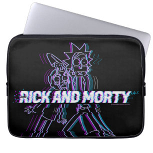Housse Pour Ordinateur Portable RICK ET MORTY™ Rick Et Morty Glités