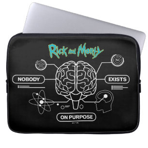 Housse Pour Ordinateur Portable RICK ET MORTY™ Télécharger la Sauvegarde de Cerv