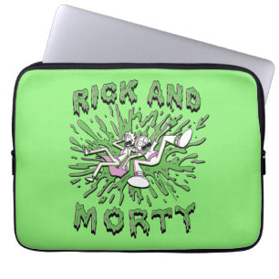 Housse Pour Ordinateur Portable RICK ET MORTY™  Tomber Dans La Tva Acide