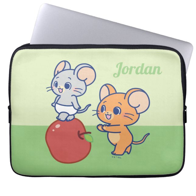Housse Pour Ordinateur Portable Rollage Anime Tuffy et Jerry Apple (Devant)