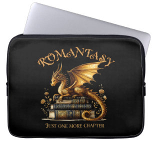 Housse Pour Ordinateur Portable Romantasy Dragon Books Juste un chapitre de plus