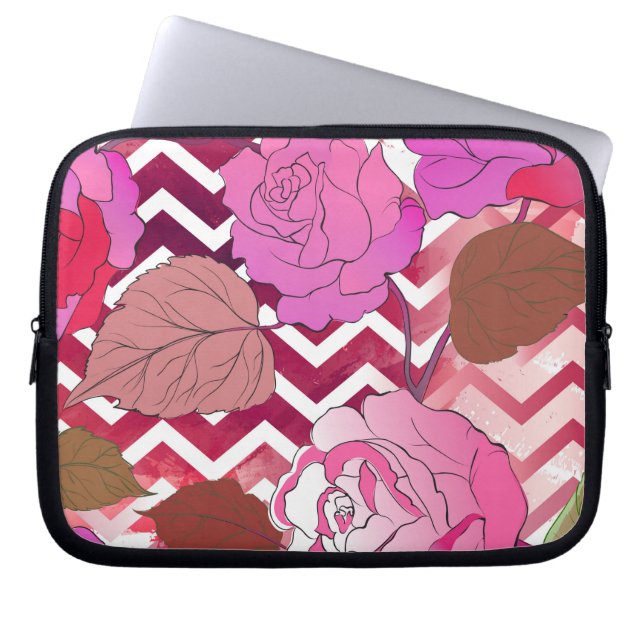 Housse Pour Ordinateur Portable Rose 33 (Devant)