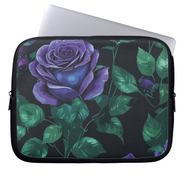 Housse Pour Ordinateur Portable Rose bleu (Devant)