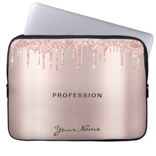 Housse Pour Ordinateur Portable Rose de Parties scintillant de maquillage Artiste 
