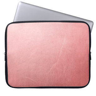 Housse Pour Ordinateur Portable Rose Gold Rose Clair Minimal Chic Glam