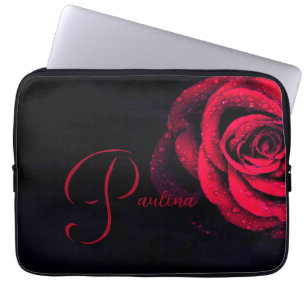 Housse Pour Ordinateur Portable Rose rouge
