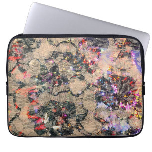 Housse Pour Ordinateur Portable Roses de dentelle de Goth