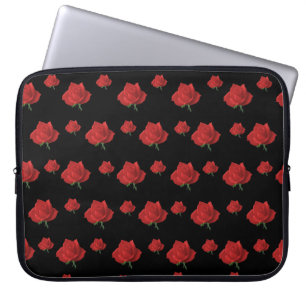 Housse Pour Ordinateur Portable Roses rouges