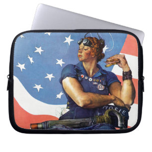 Housse Pour Ordinateur Portable "Rosie le rivoir "