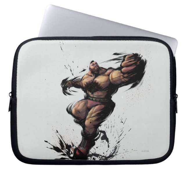 Housse Pour Ordinateur Portable Rotation de Zangief (Devant)