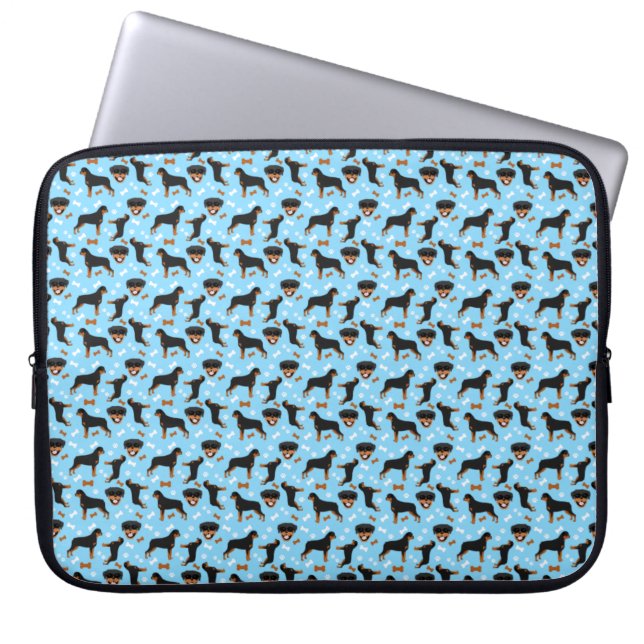 Housse Pour Ordinateur Portable Rotttweilers Motif Dog  (Devant)